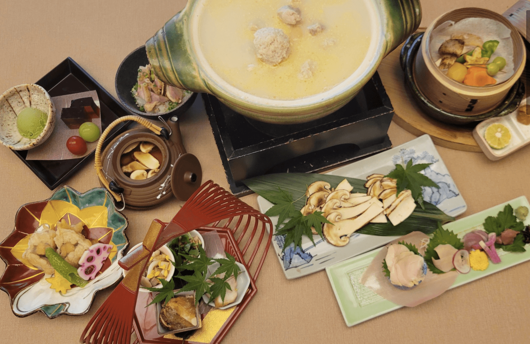 Limited-time offer ♦Special Matsutake Mushroom Course♦ (May end earlier depending on availability) - 8 dishes in total - [Reservations required 3 days in advance]