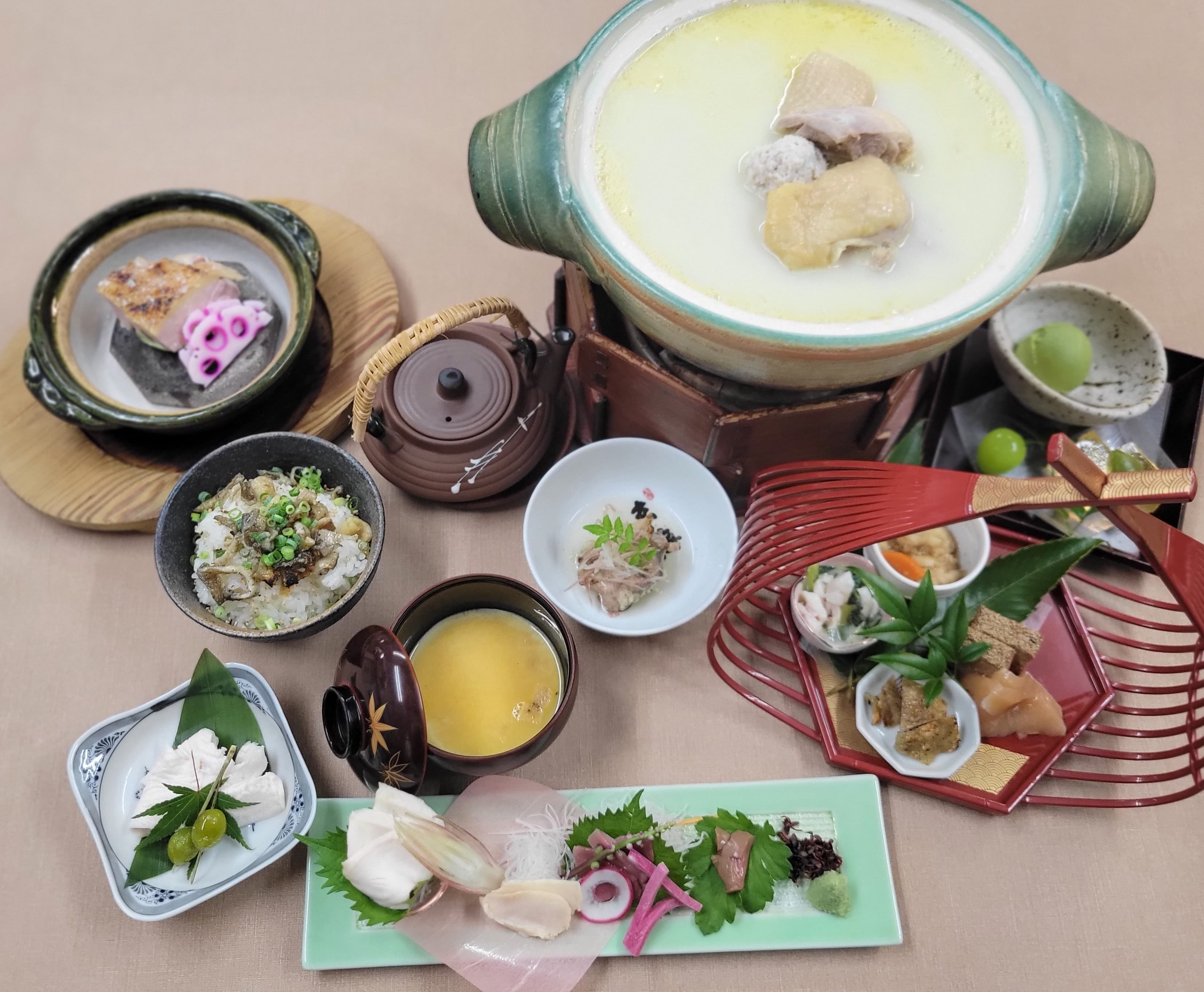 ♦Special Chicken Course + All-You-Can-Drink♦ 9 dishes in total [Reservations required 4 days in advance]