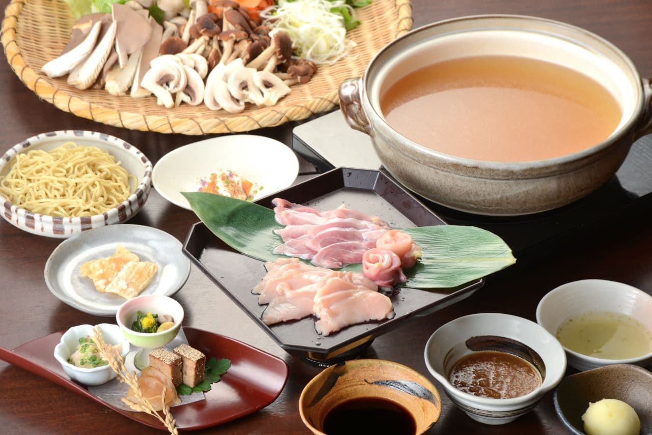 【夏の新名物】”野菜付き”水たき屋の鶏しゃぶコース　